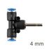 Insert T-joint Pu 4mm